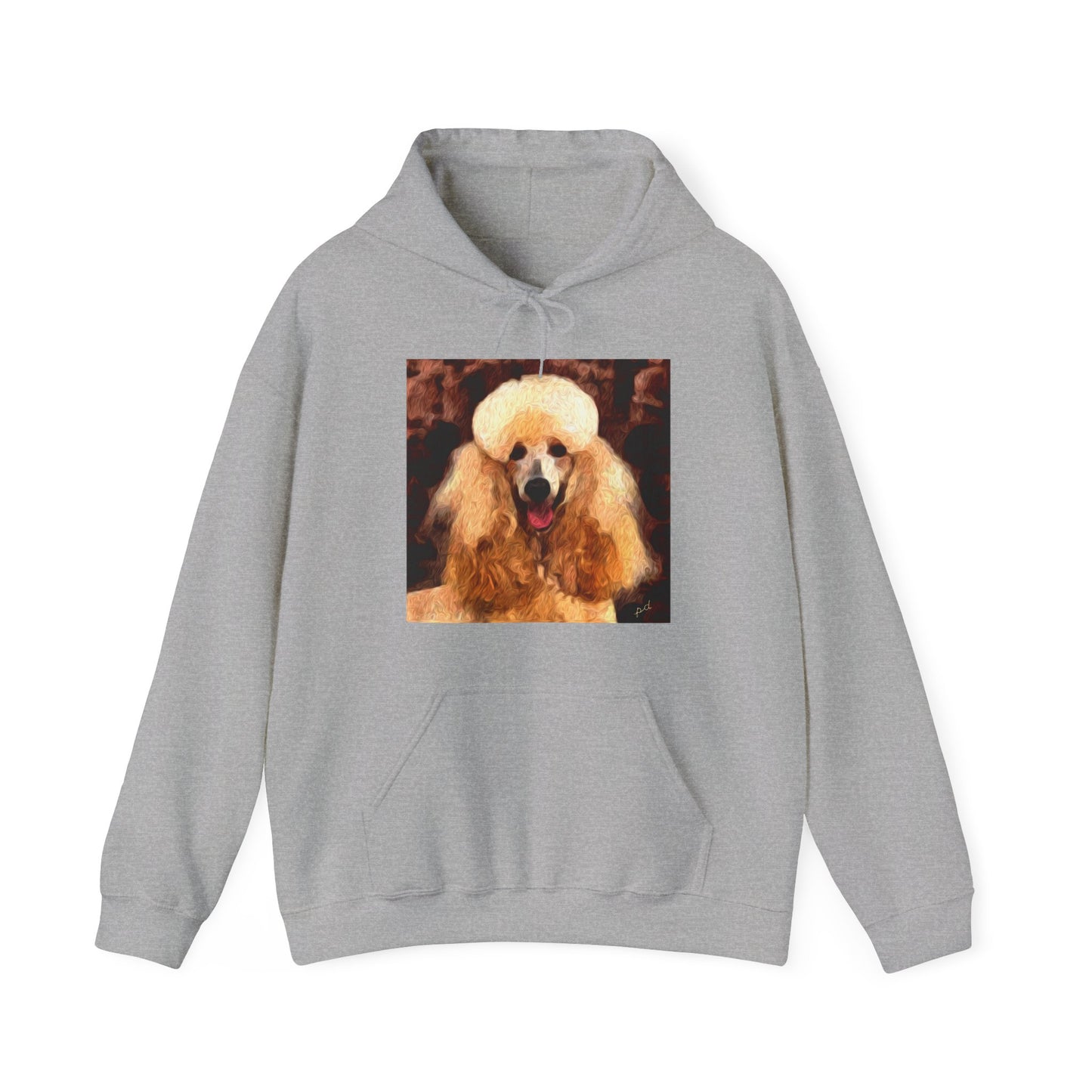 Poodle Unisex 50/50 Hoodie