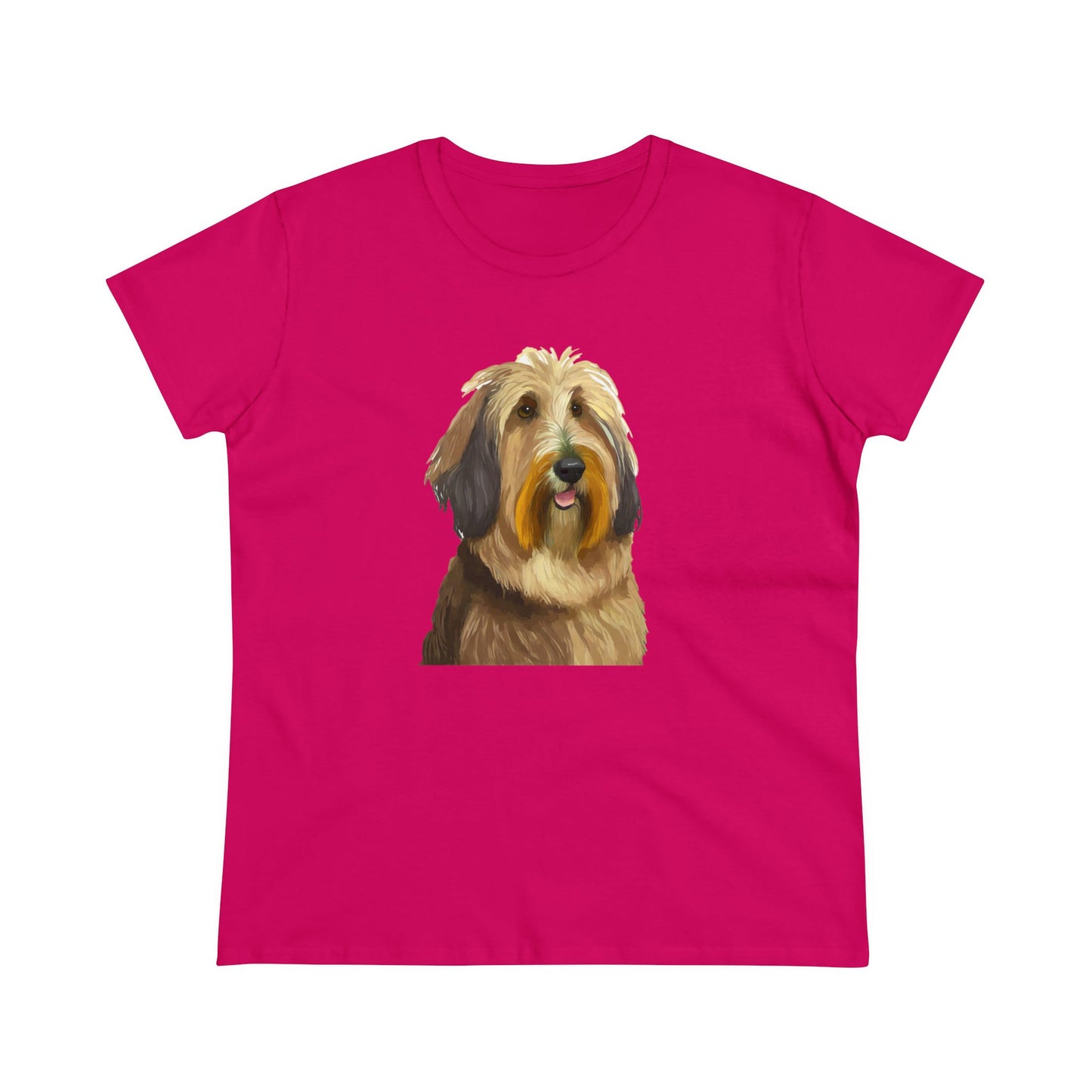 Charming Bergamasco Sheepdog Women's Midweight Cotton Tee