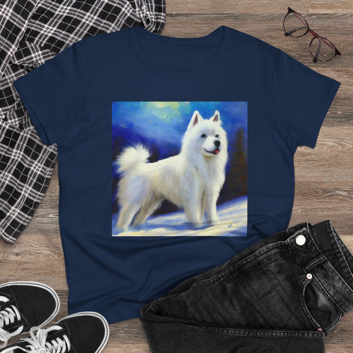 American Eskimo Dog - Women's Midweight Cotton Tee