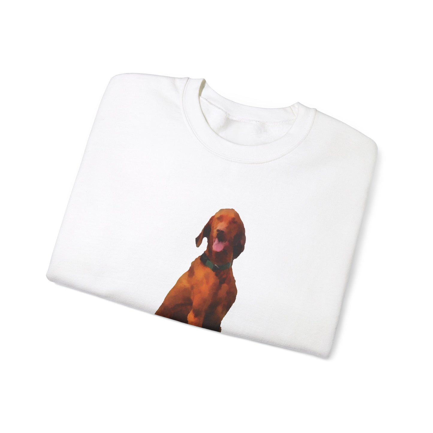Hungarian Vizsla 'Waiting for the Bride' Unisex 50/50 Crewneck Sweatshirt