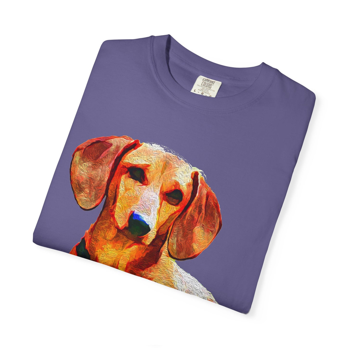 Dachshund 'Daisey' Unisex Relaxed Fit Garment-Dyed T-shirt