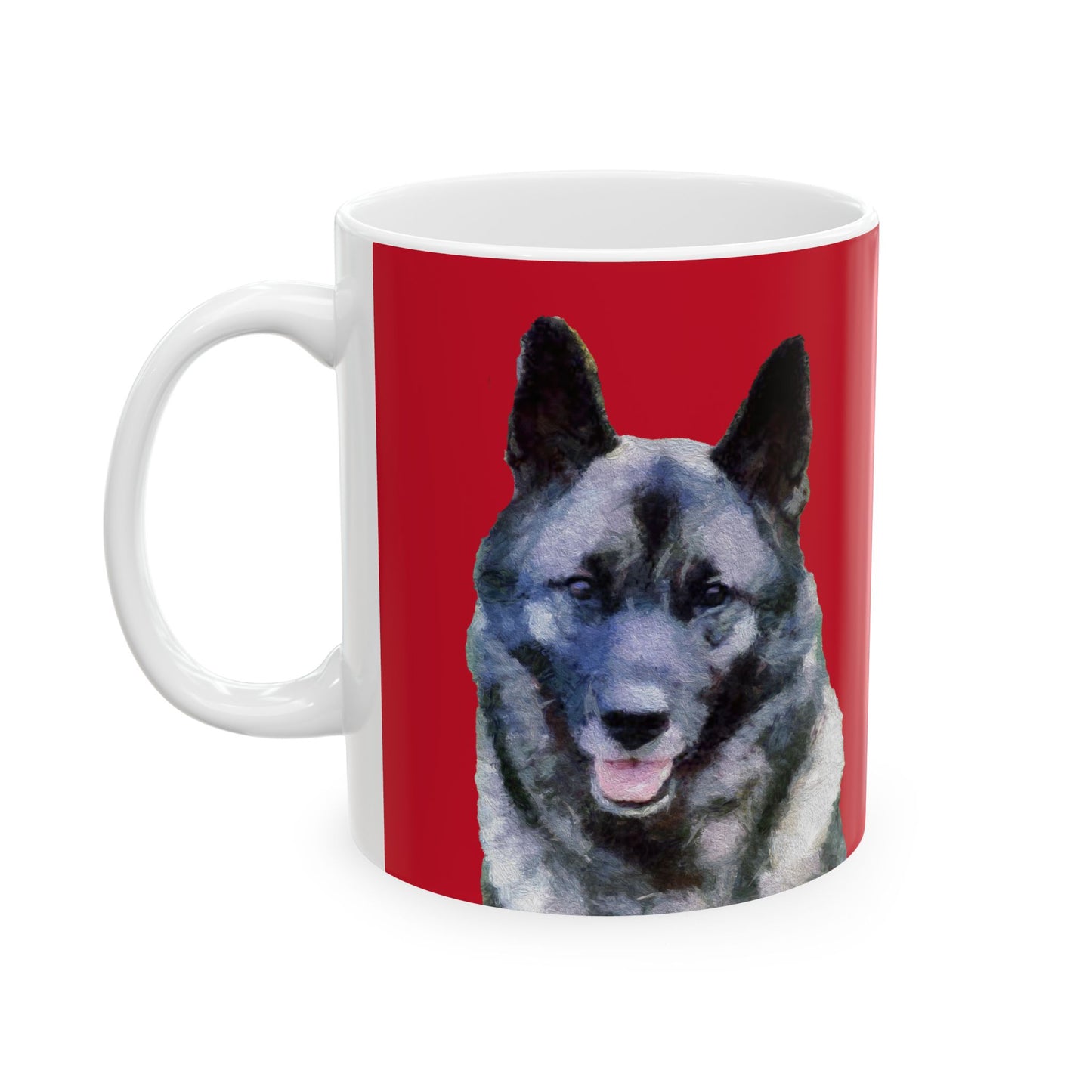 Norwegian Elkhound - Ceramic Mug 11oz