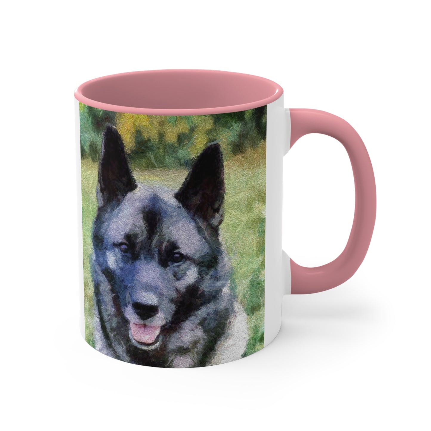 Norwegian Elkhound Accent Coffee Mug, 11oz