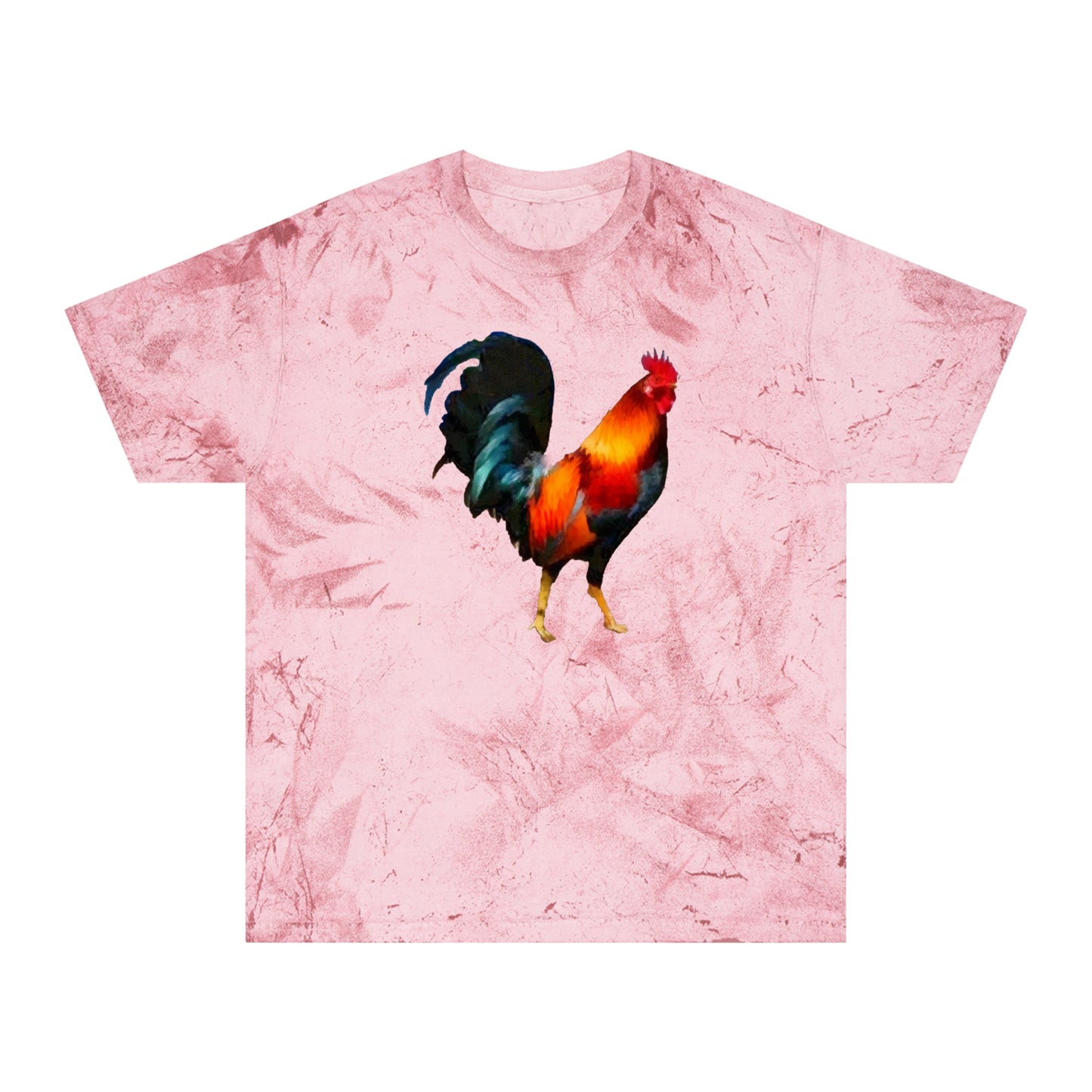 Rooster 'Silas' Unisex Cotton Color Blast T-Shirt