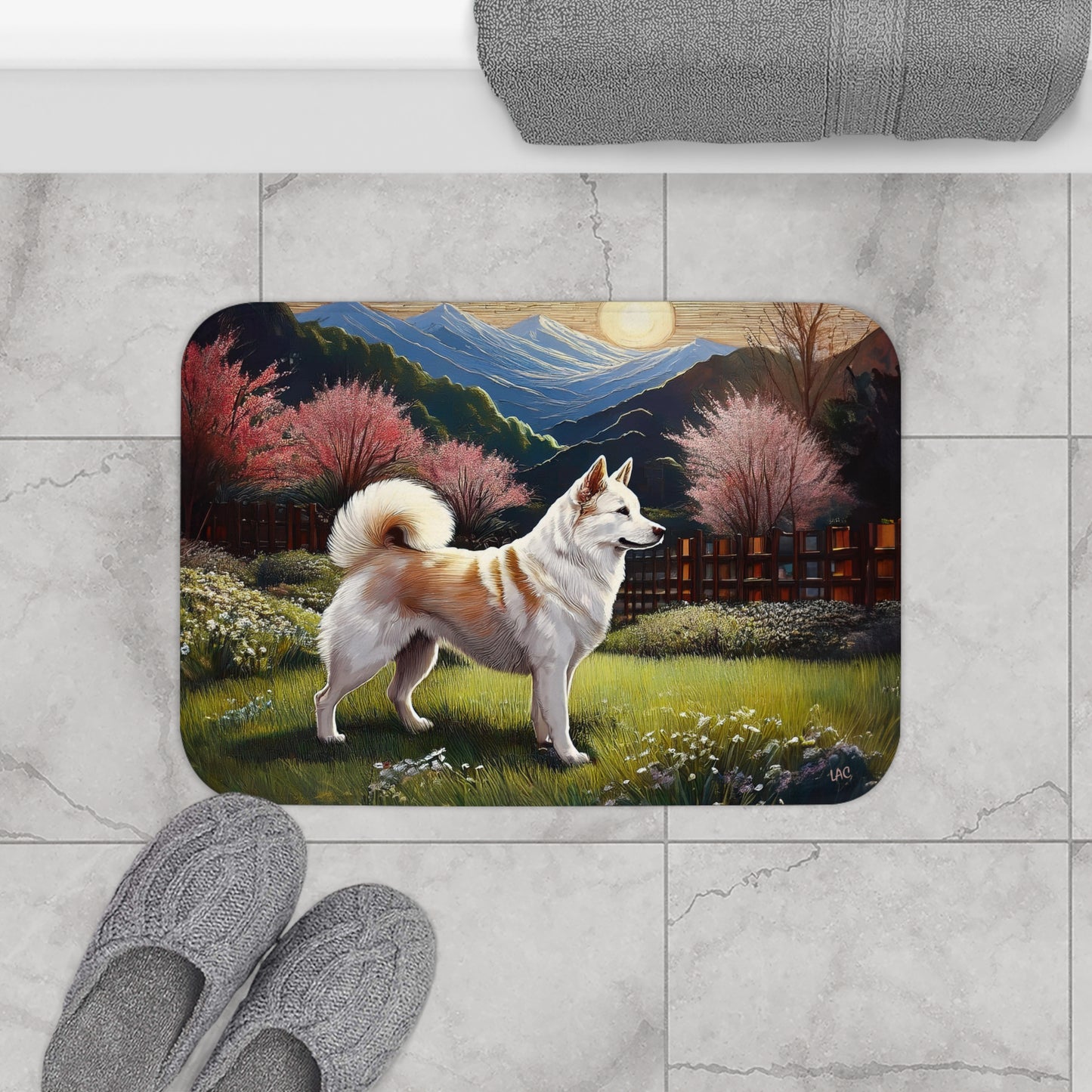 Kishu Ken - Cozy Retreat Bathroom Rug Mat
