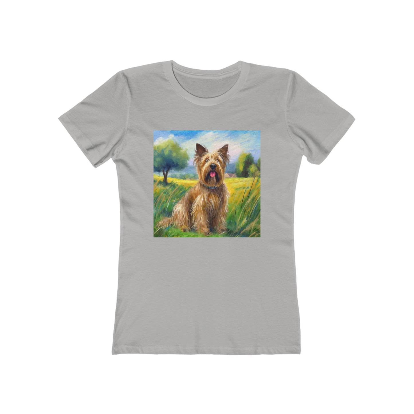 Briard Women's Sim Fit Ringspun Cotton Tee