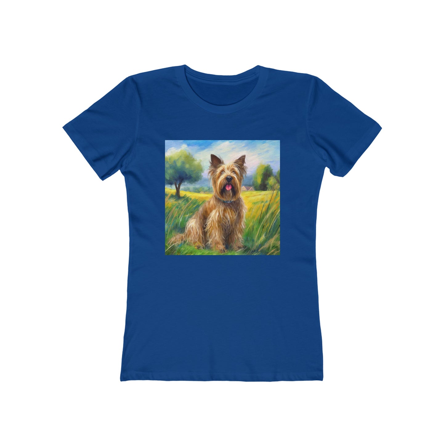 Briard Women's Sim Fit Ringspun Cotton Tee