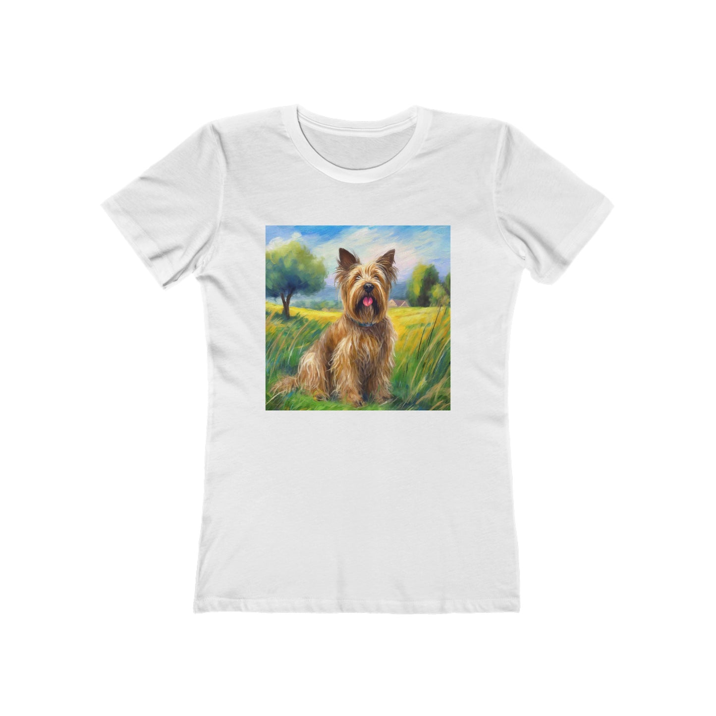 Briard Women's Sim Fit Ringspun Cotton Tee
