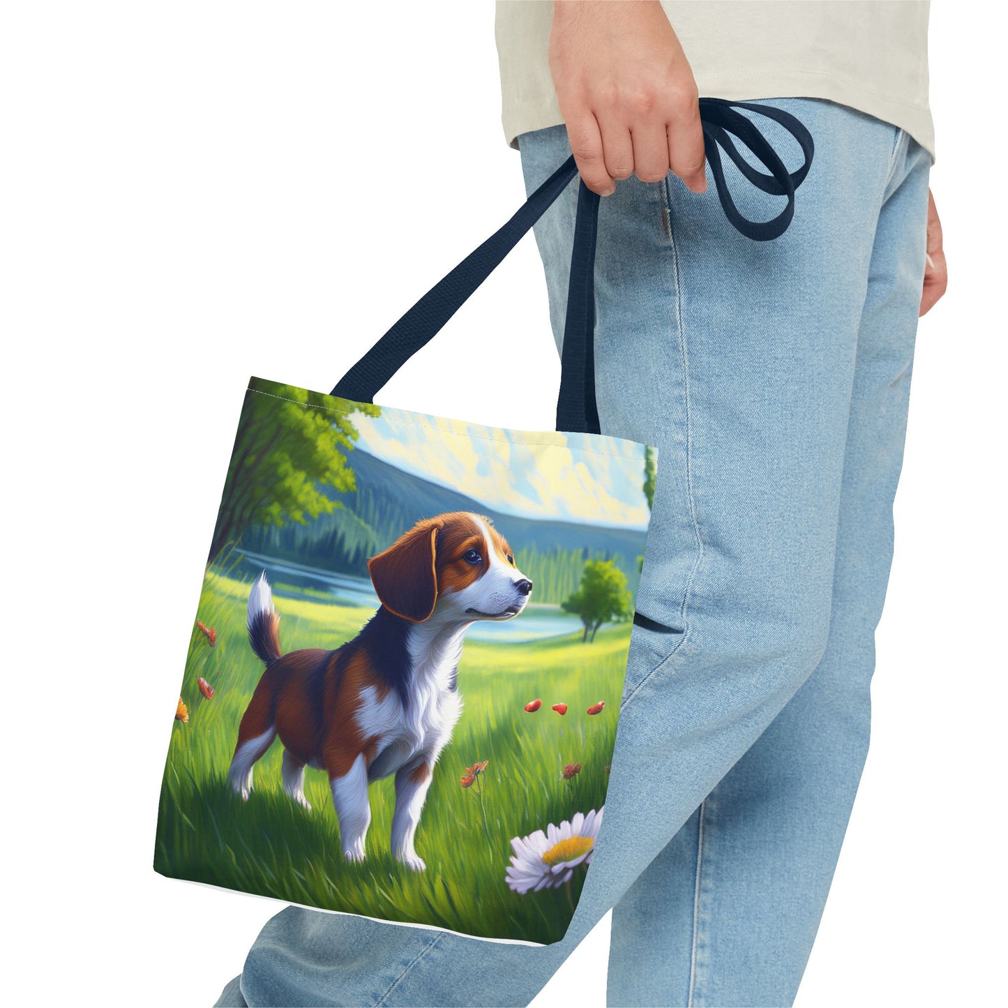 Drever Puppy - Exquisite Polyester Tote Bag
