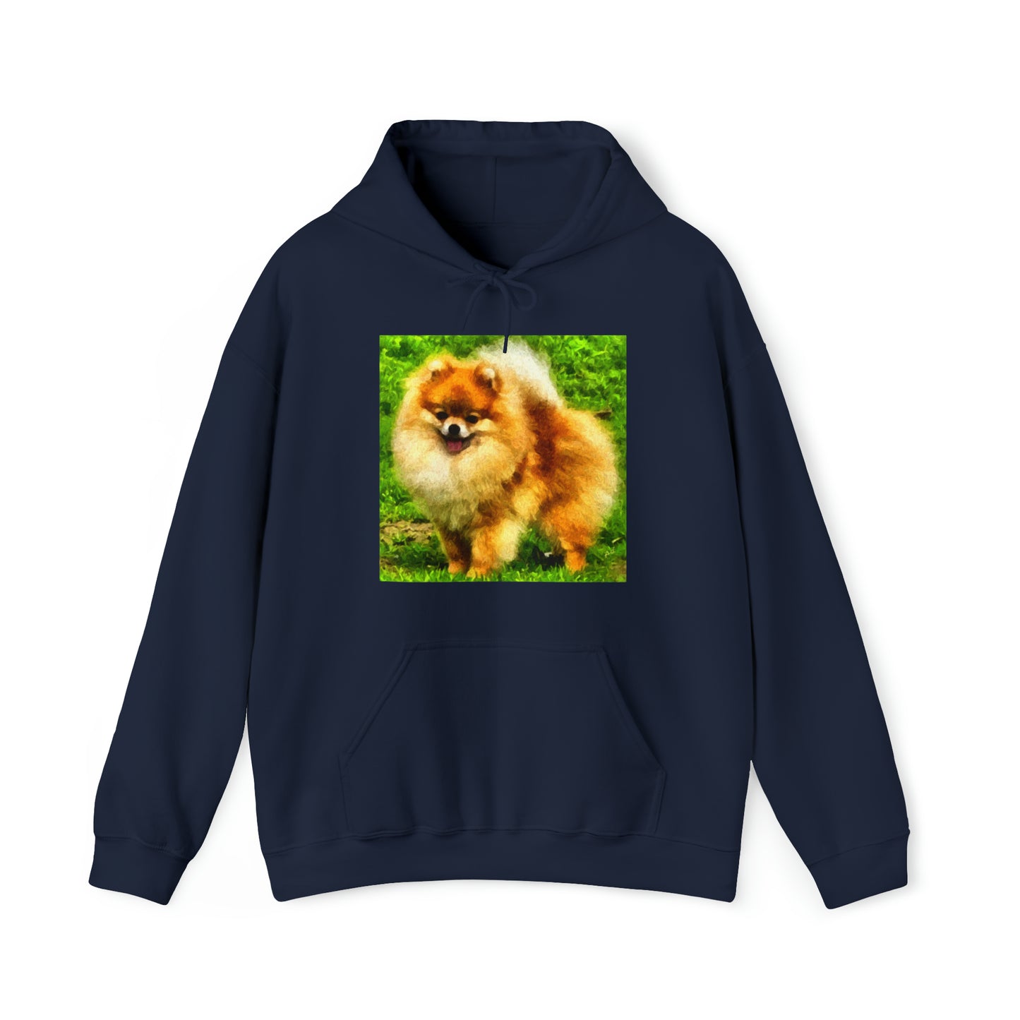 Pomeranian 'Pom Pom' Unisex 50/50 Hoodie