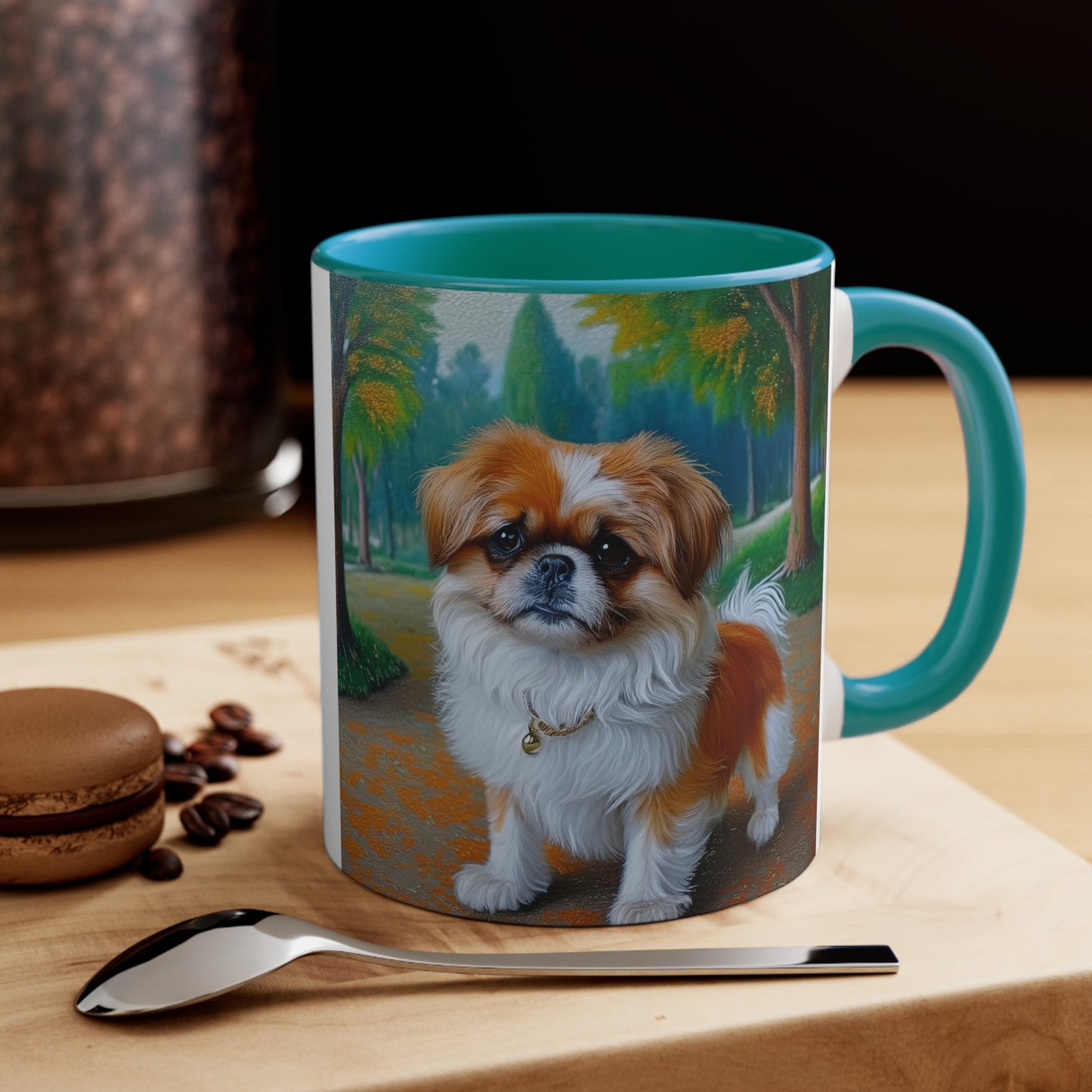 Pekingese Puppy 11oz Ceramic Accent Mug