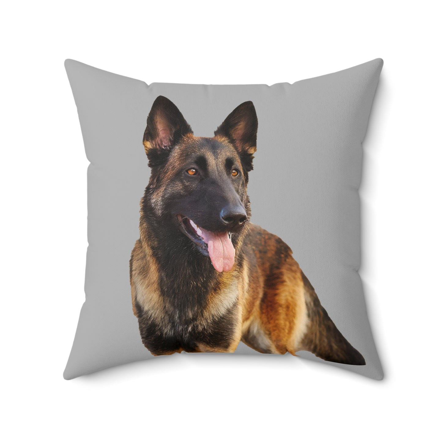 Delightful Dutch Shepherd Spun Polyester Square Pillow
