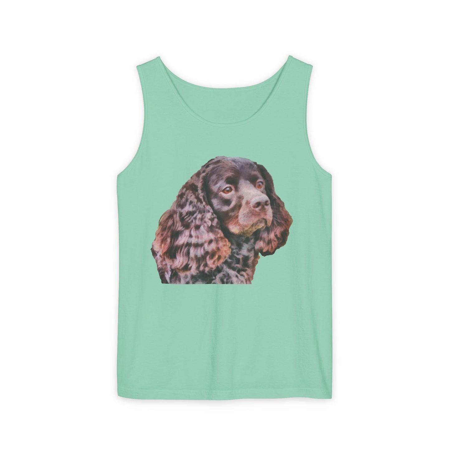 American Water Spaniel Unisex Relaxed Fit Ringspun Cotton Tank Top