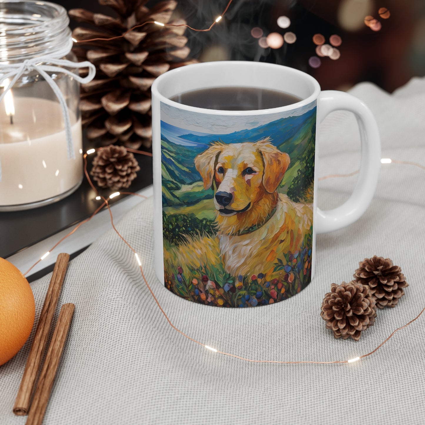 Golden Retriever -#3 - Ceramic Mug 11oz
