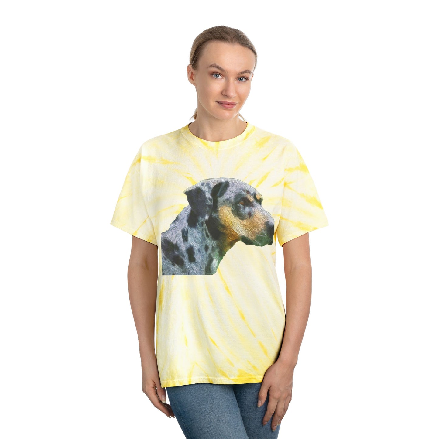 Catahoula 'Clancy' - Unisex Tie-Dye Tee, Cyclone