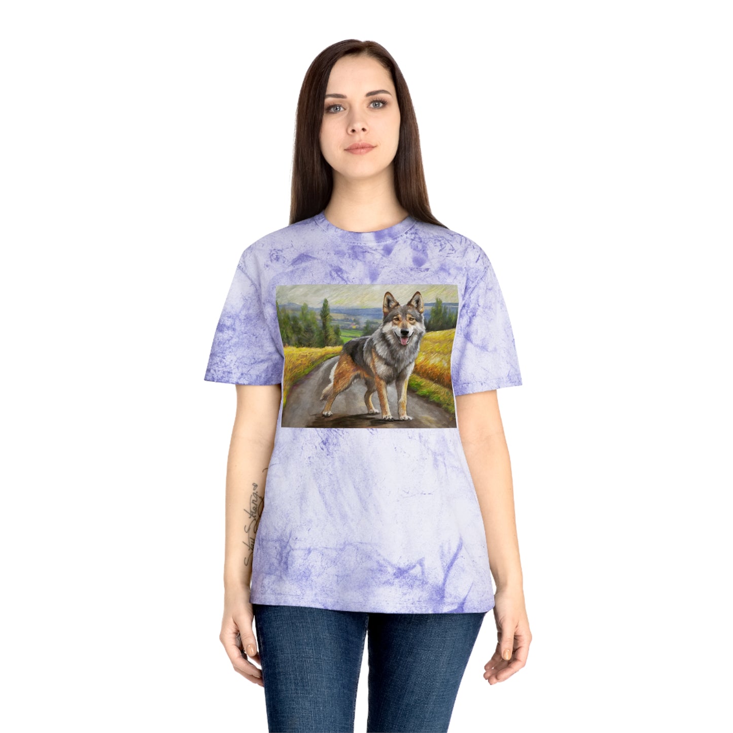 Czechoslovakian Vlciak Wolfdog Classic Color Blast T-Shirt