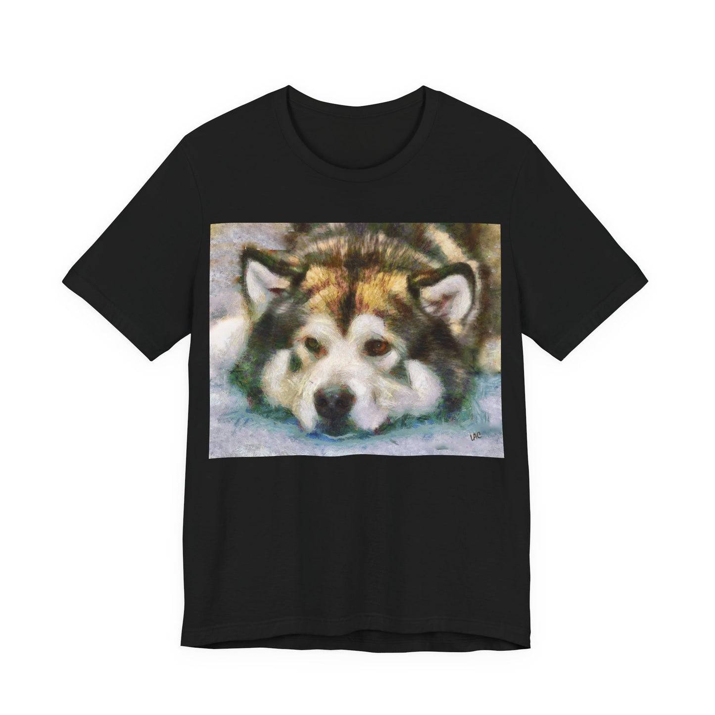 Alaskan Malamute 'Eyak; Unisex Jersey Short Sleeve Tee