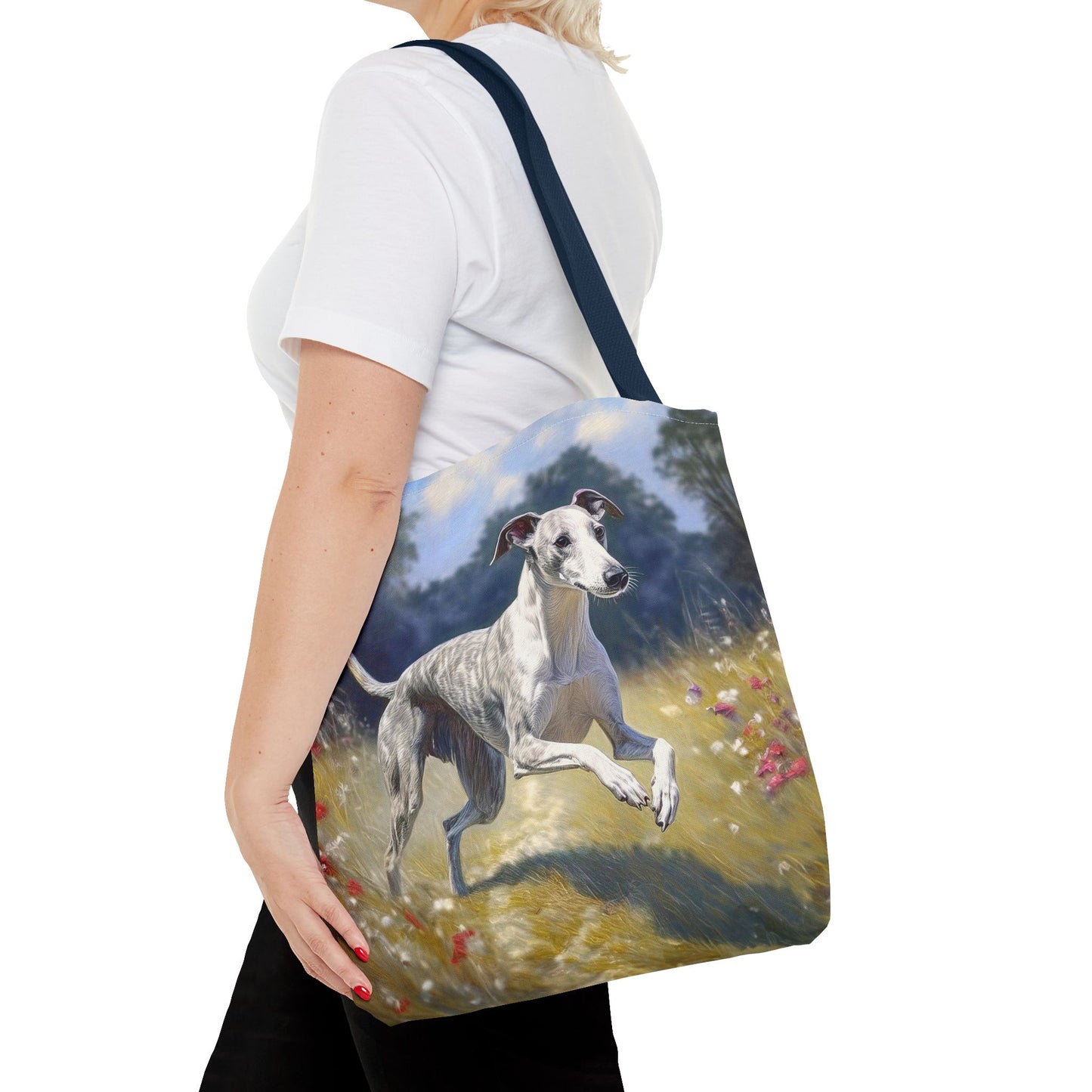 Whippet -- Polyester Tote Bag (AOP)