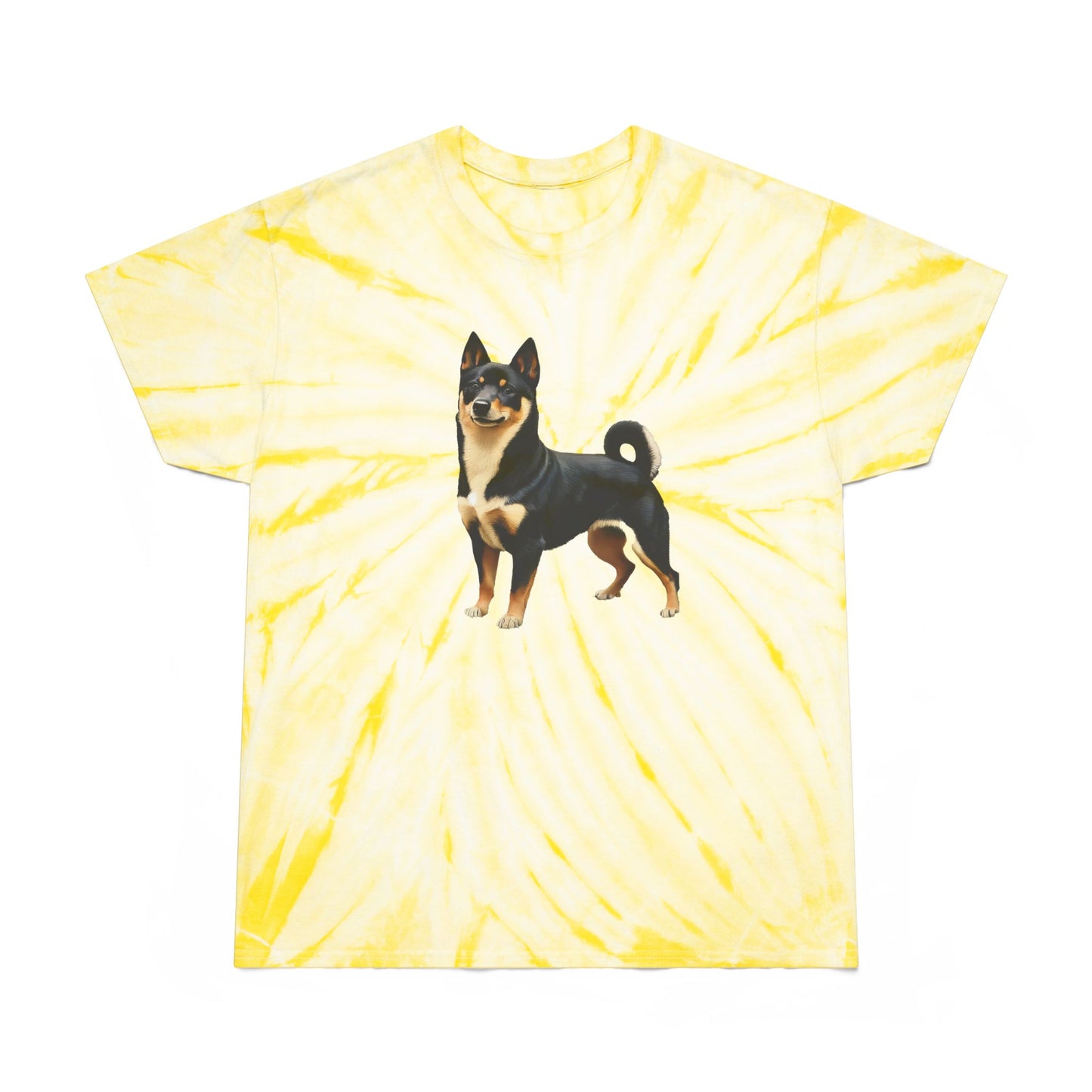 Black & Tan Shiba Inu - Tie-Dye Tee, Cyclone