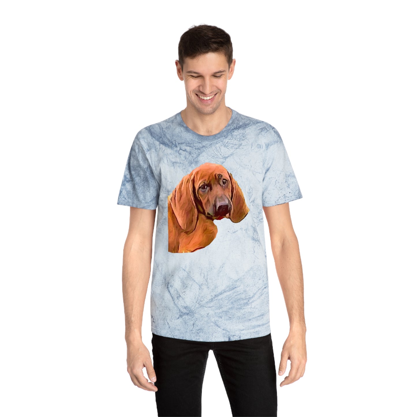 Redbone Coonhound Unisex Cotton Color Blast T-Shirt