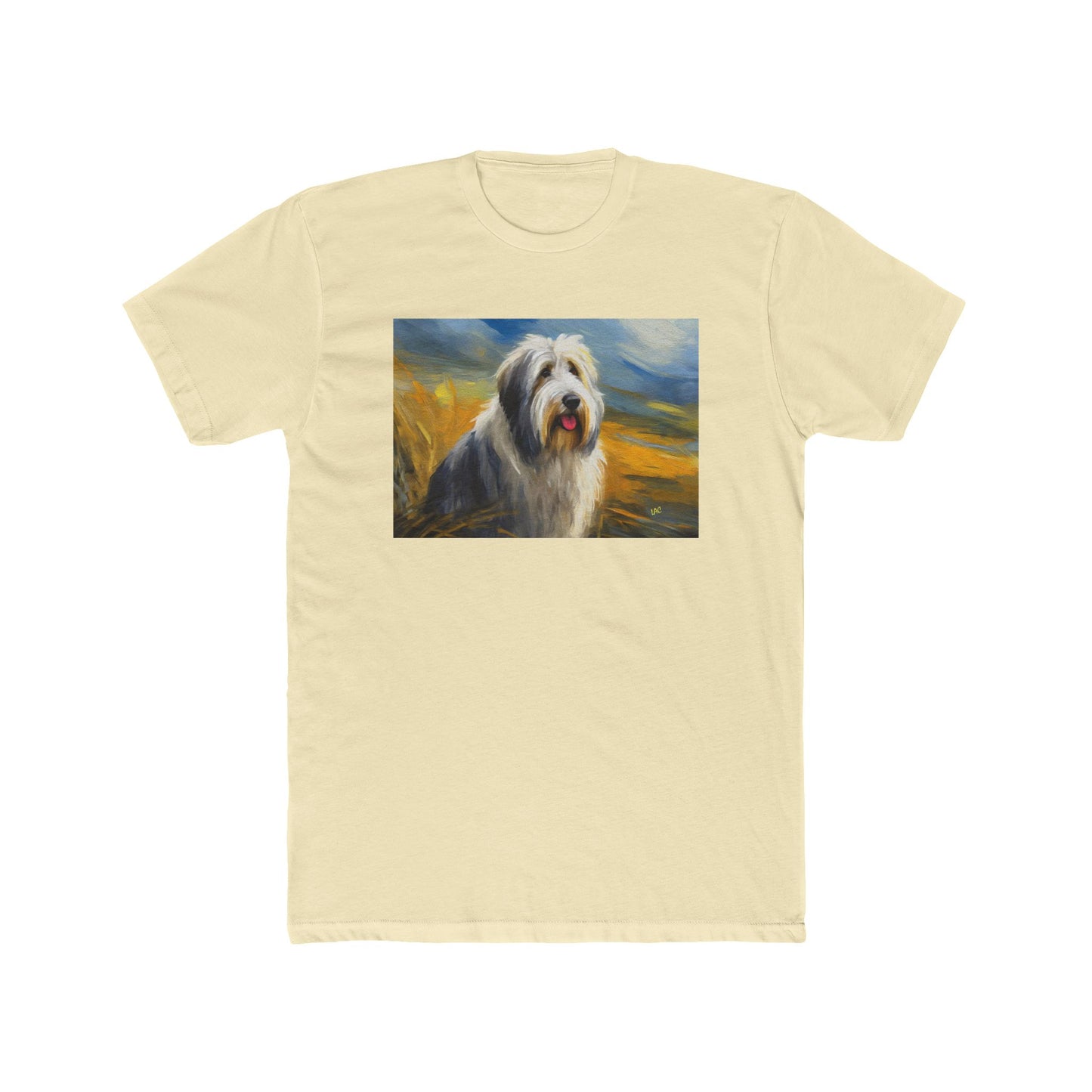 Old English Sheepdog Men's Fitted Cotton Crew Tee