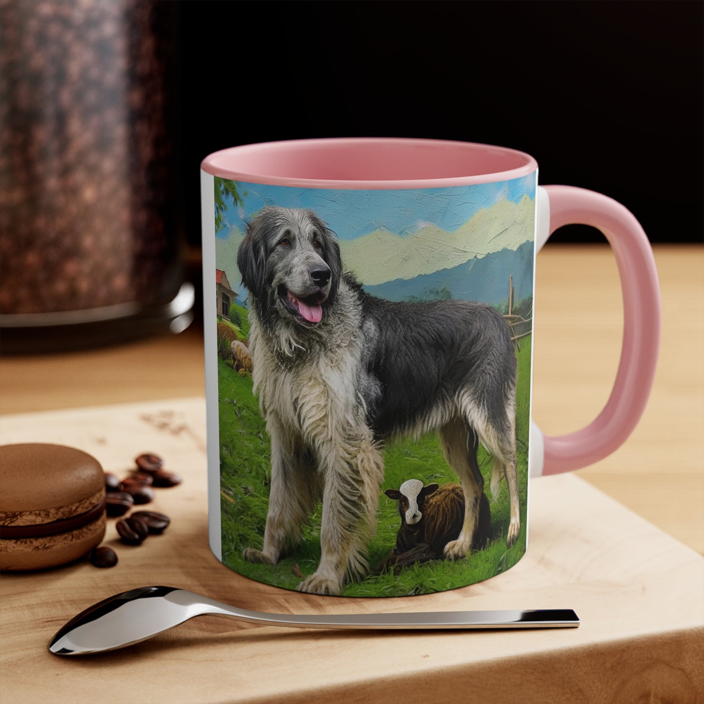 Romanian Carpathian Shepherd Dog 11oz Ceramic Accent Mug