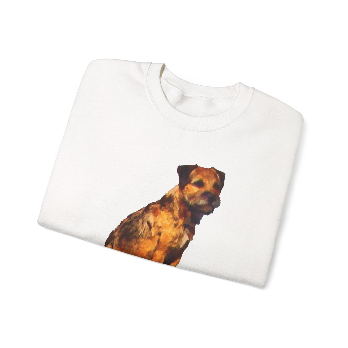 Border Terrier 'Andrew' Unisex 50/50 Crewneck Sweatshirt