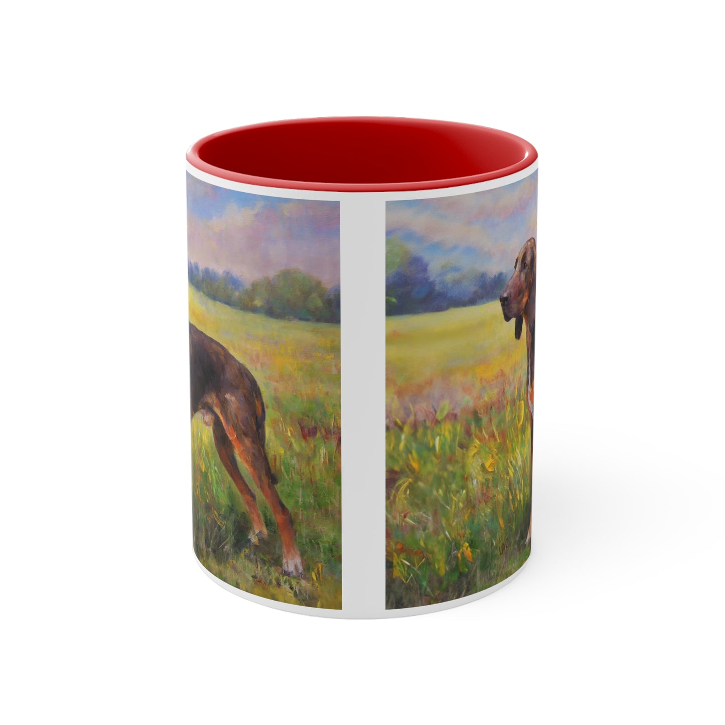 Plott Hound 11oz Ceramic Accent Mug