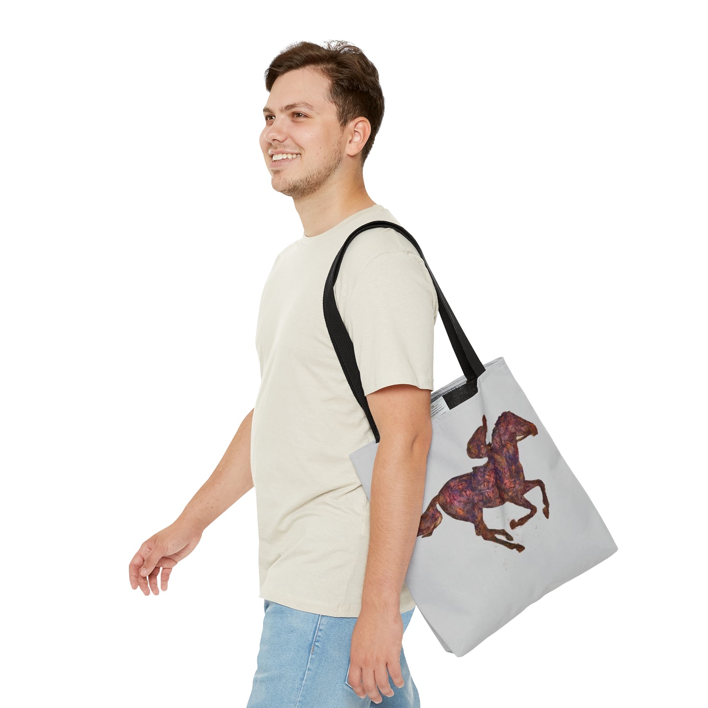 Race Horse Tote Bag
