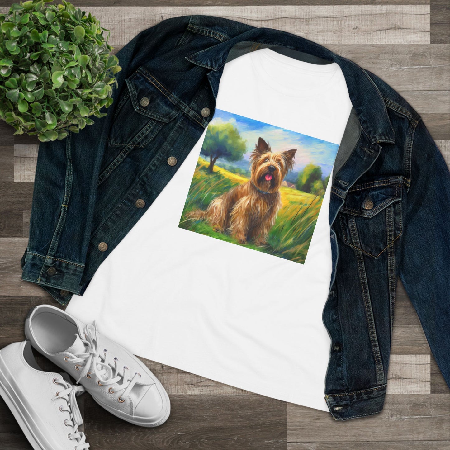 Briard - Women's Relaxed Cotton Tee