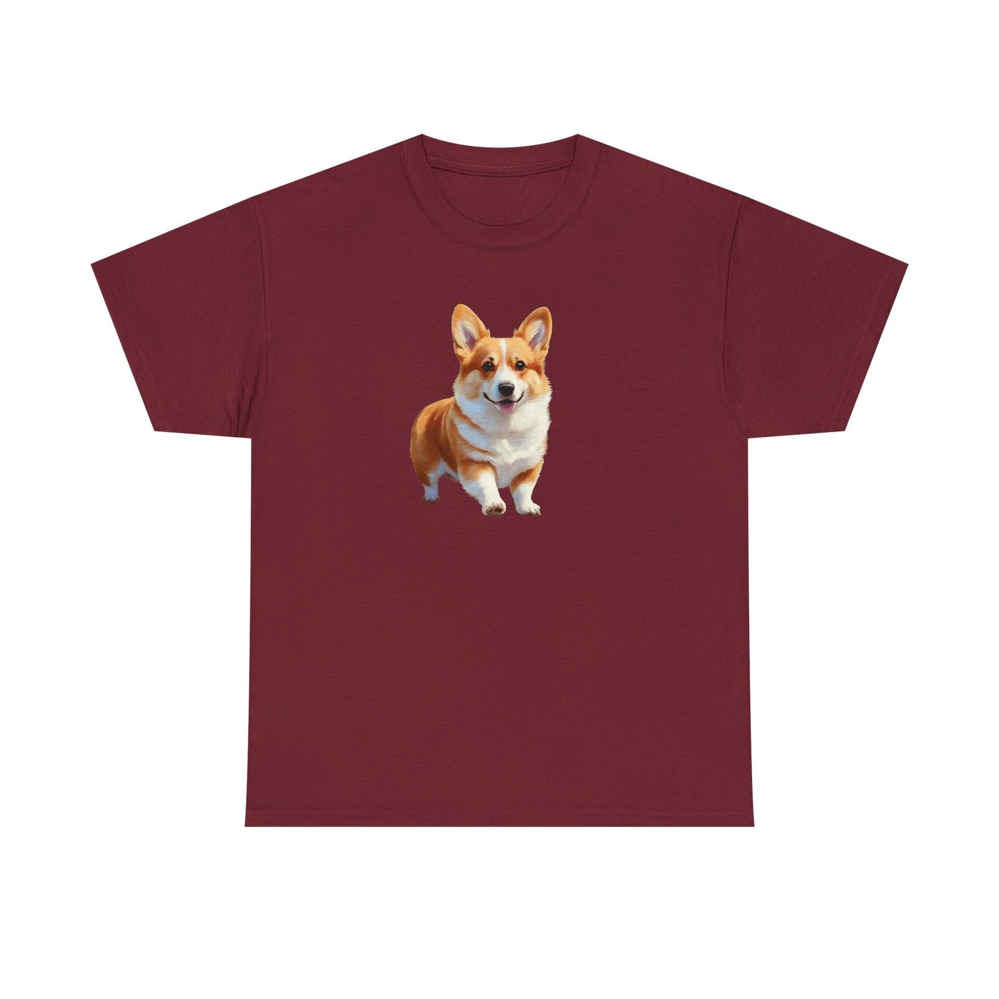 Welsh Corgie Puppy - Unisex Heavy Cotton Tee