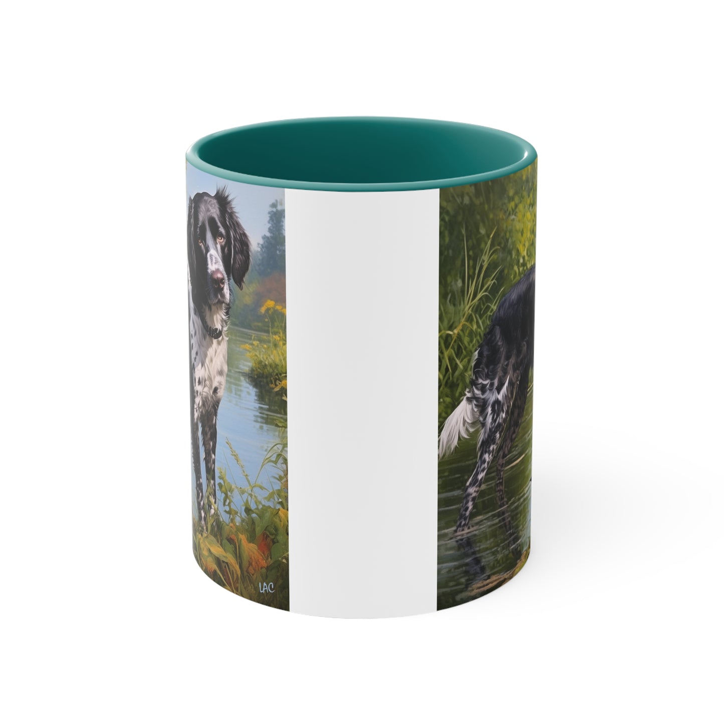 Large Munsterlander 11oz Ceramic Accent Mug