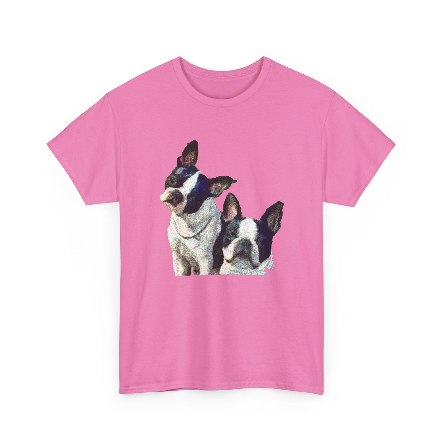 Boston Terriers 'Skipper & Dee Dee' Unisex Heavy Cotton Tee