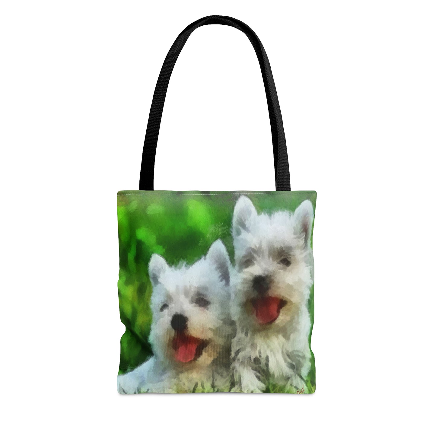 Charming West Highland Terriers - Westies - Tote Bag