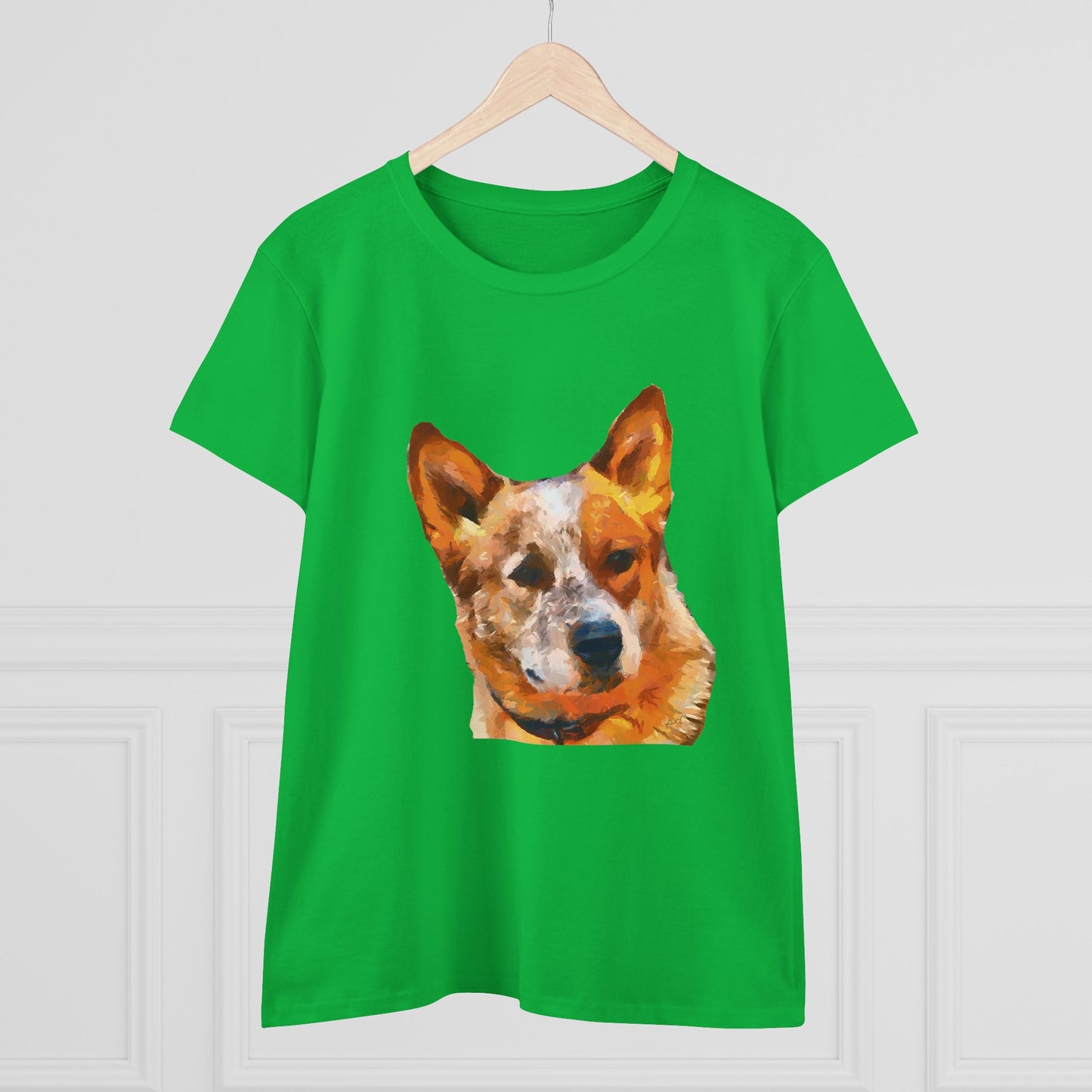 Red Heeler - Australian Cattle Dog Women's Midweight Cotton Tee