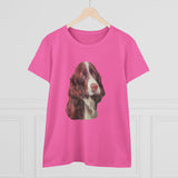 English Springer Spaniel Women's Midweight Cotton Tee