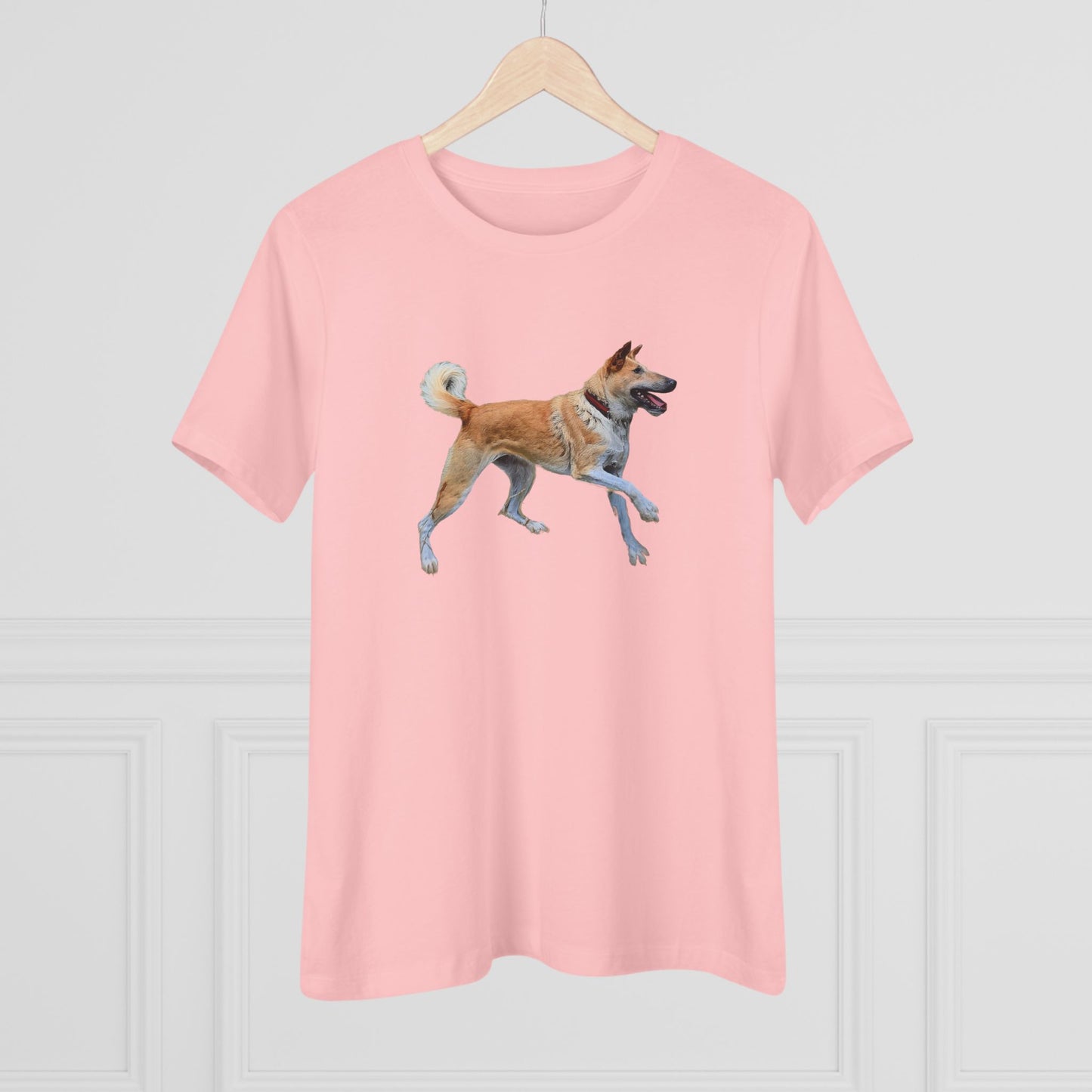 Korean Jindo Women's Relaxed Fit Cotton Tee