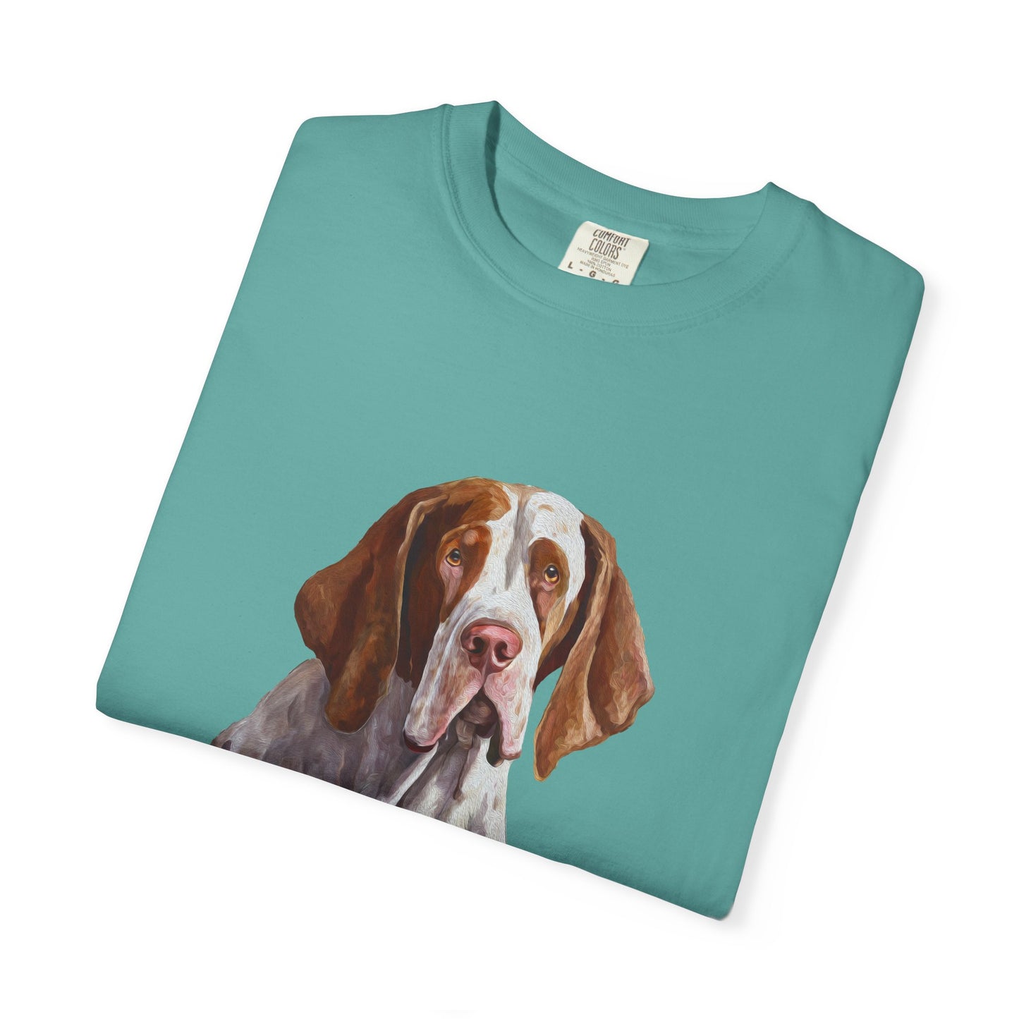 Bracco Italiano Unisex Relaxed Fit Garment-Dyed T-shirt