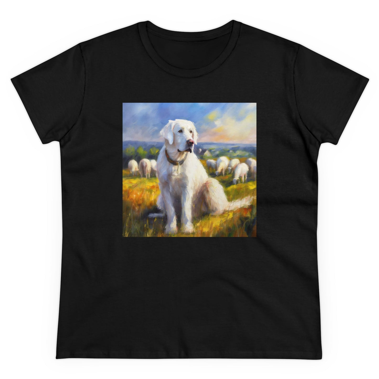 Hungarian Kavasz Women's Midweight Cotton Tee - A Soft Embrace