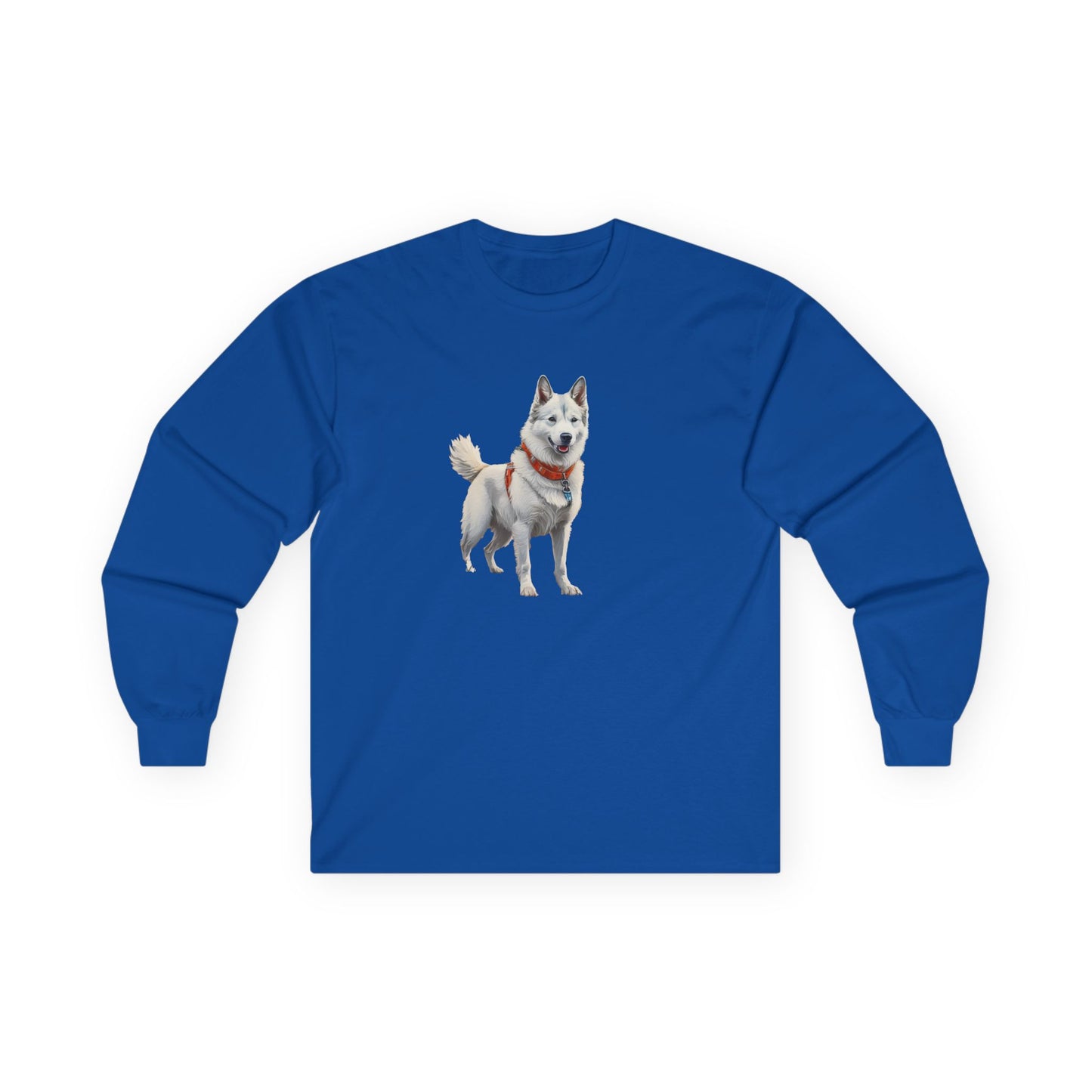 Yakutian Laika Unisex Classic Cotton Long Sleeve Tee