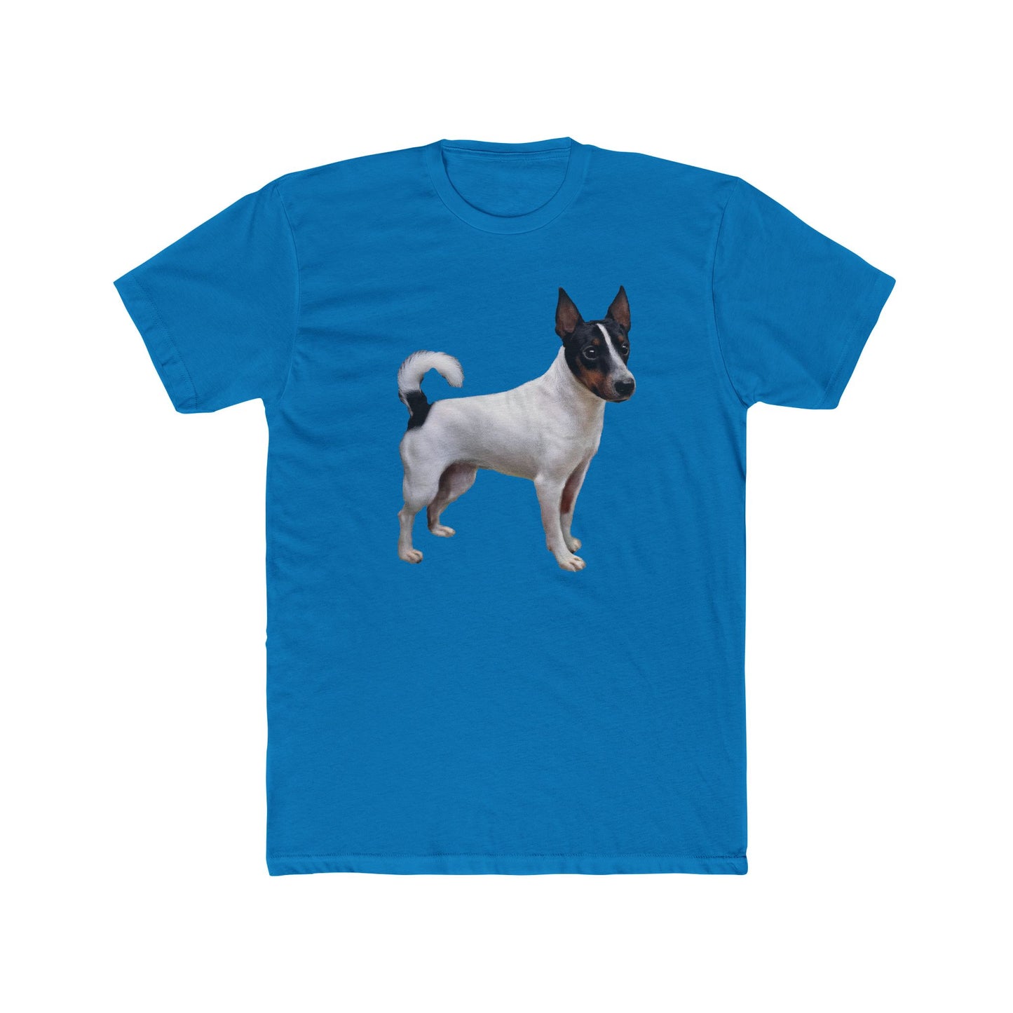 Japanese Terrier - Dog Lover Men's Fitted Cotton Crew Tee