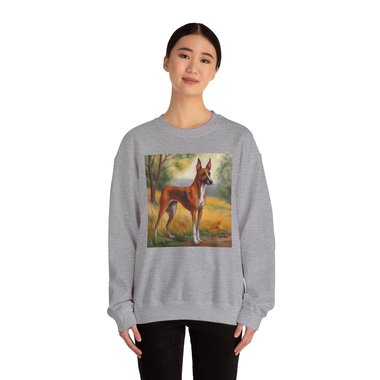 Azawakh 'Tuareg Sloughi' Unisex 50/50 Crewneck Sweatshirt