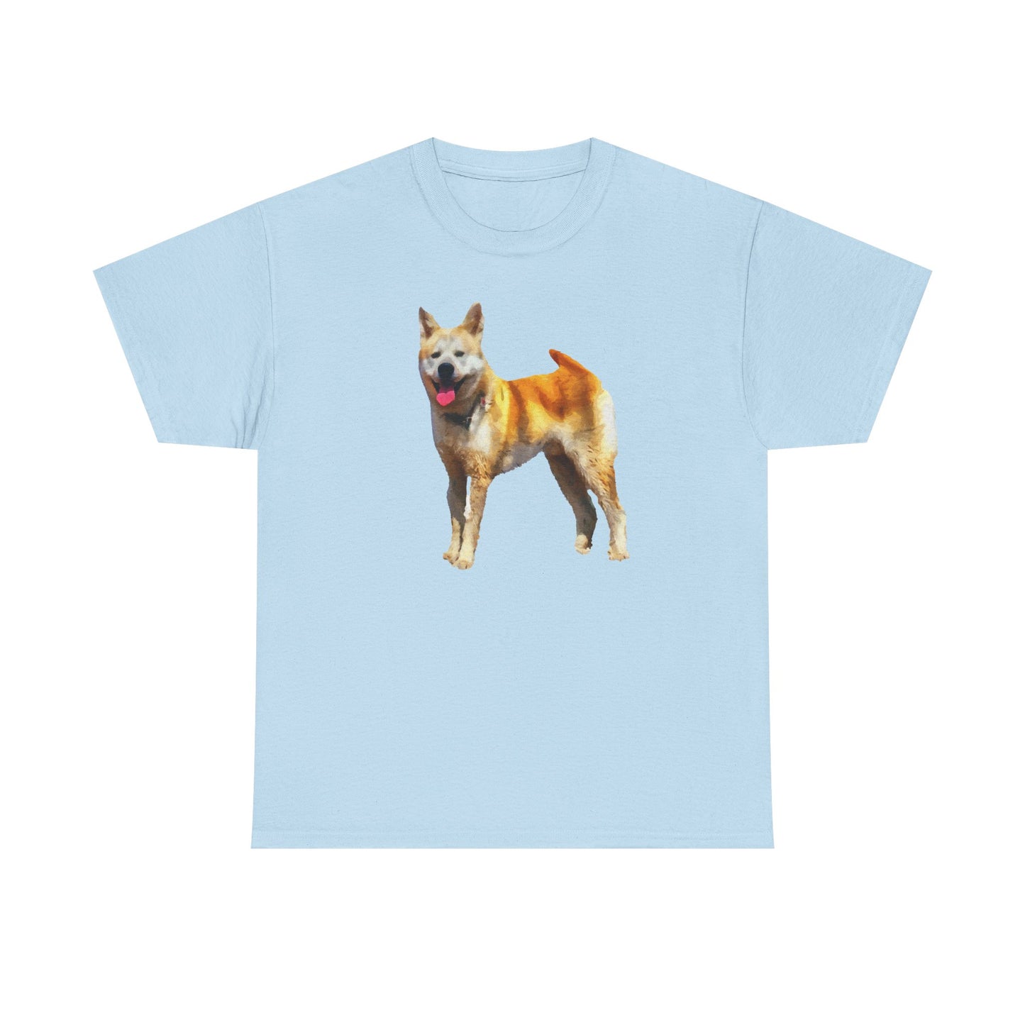 Akita Unisex Heavy Cotton Tee - An Artful Statement of Style
