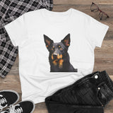 Australian Kelpie #2 Women's Midweight Cotton Tee