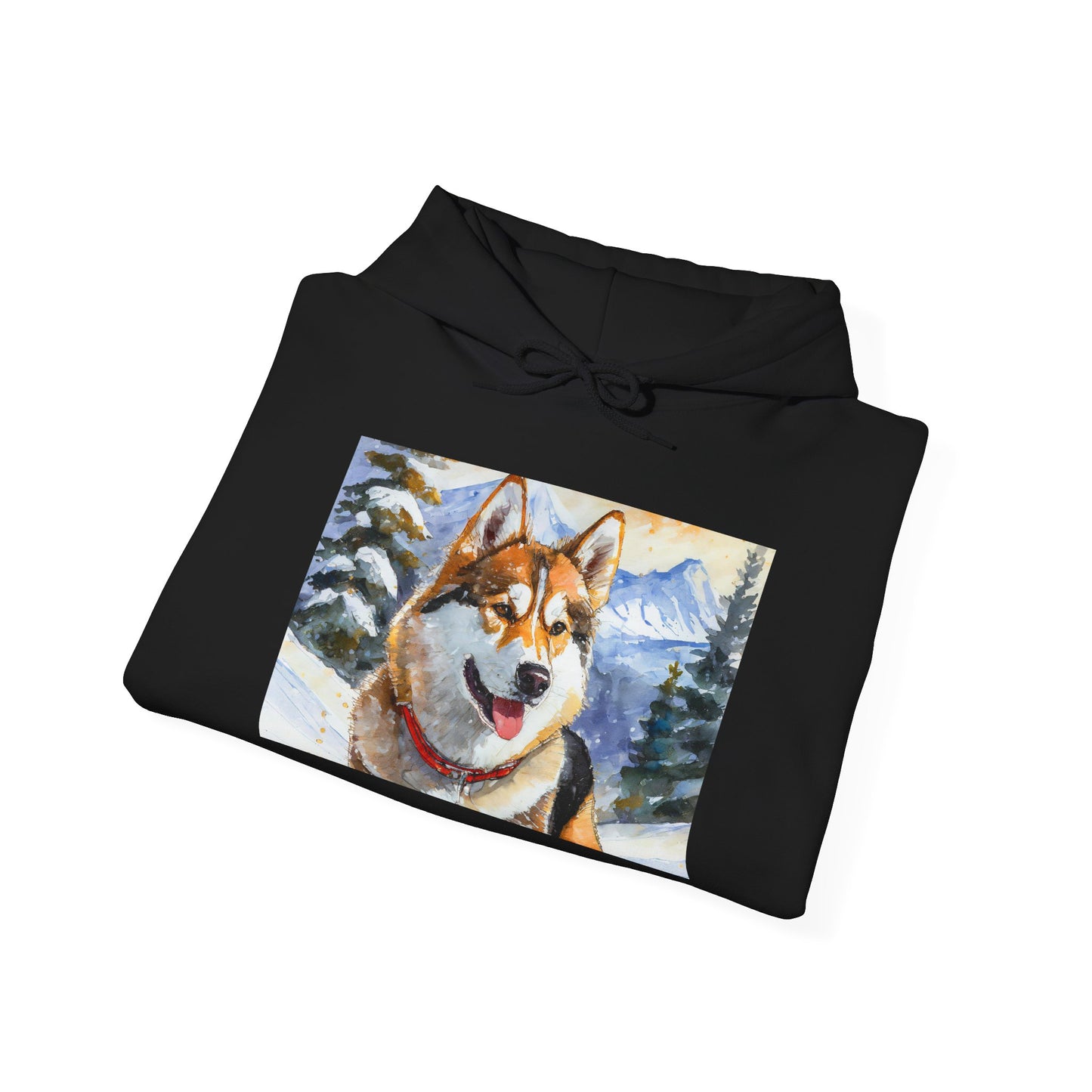 Chinook Sled Dog Unisex 50/50 Hooded Sweatshirt