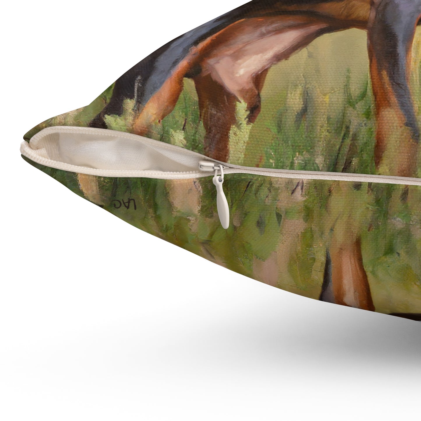 German Pinscher Spun Polyester Throw Pillow