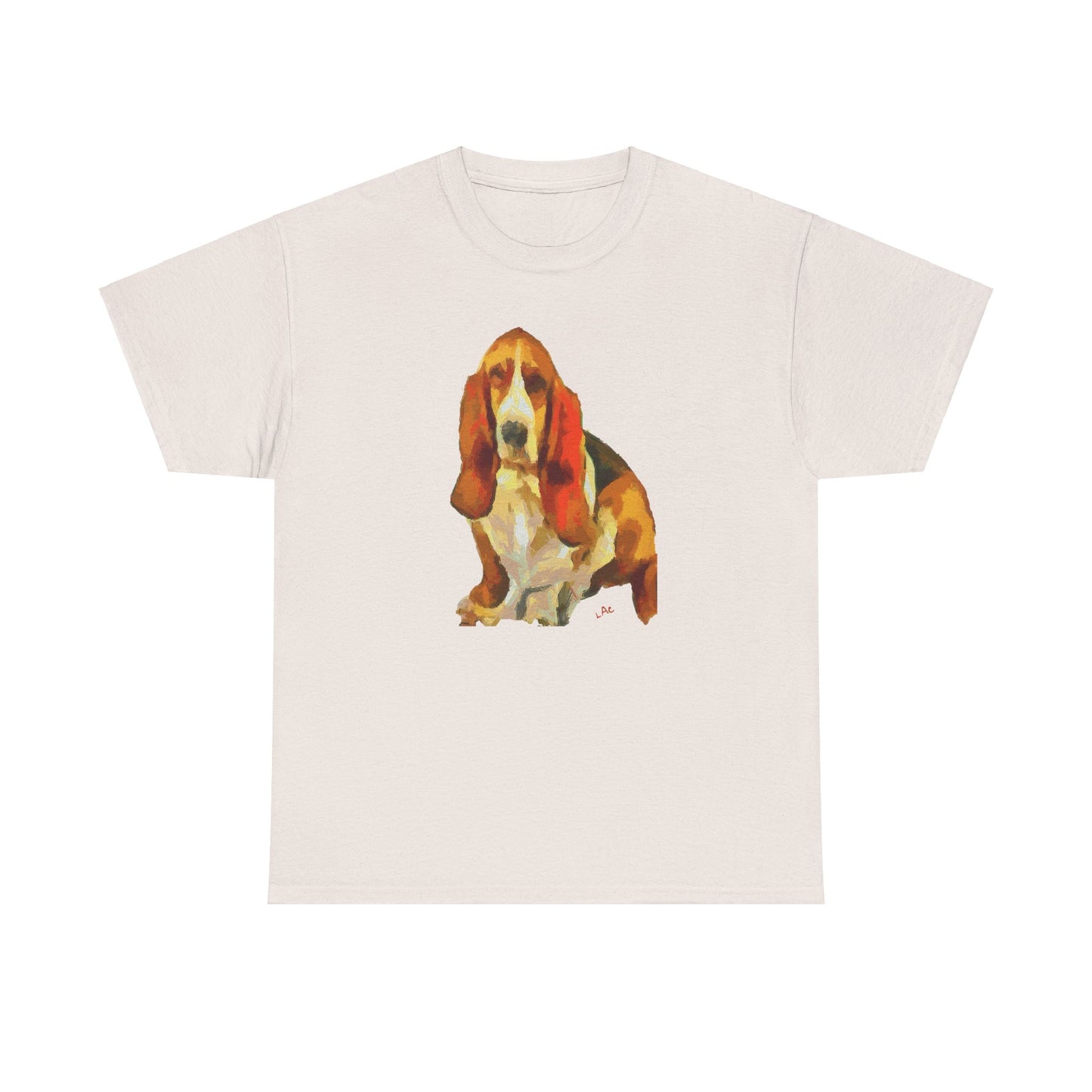 Basset Hound Dreamscape Heavy Cotton Tee