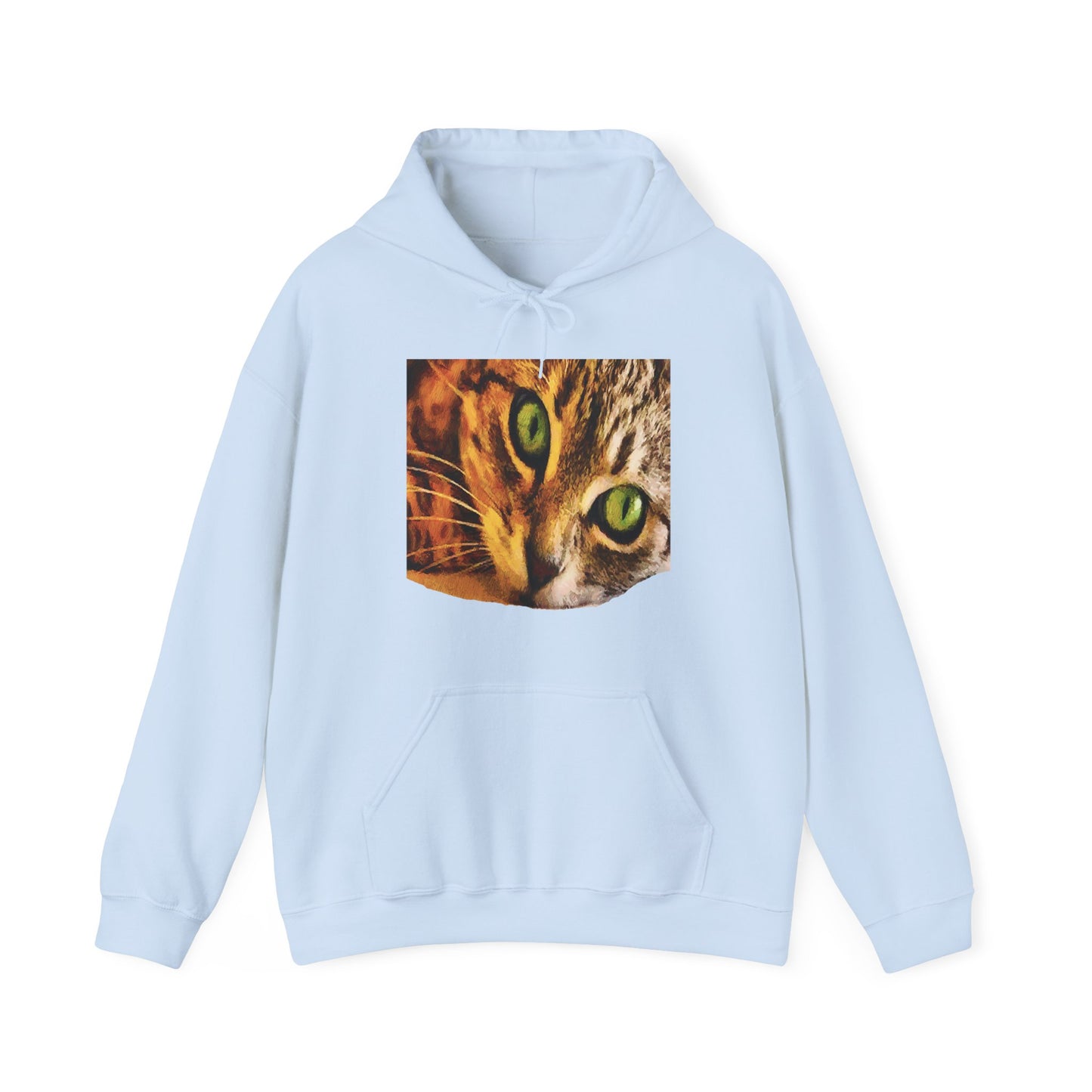 Wide-eye Cat - Unisex 50/50 Hoodie