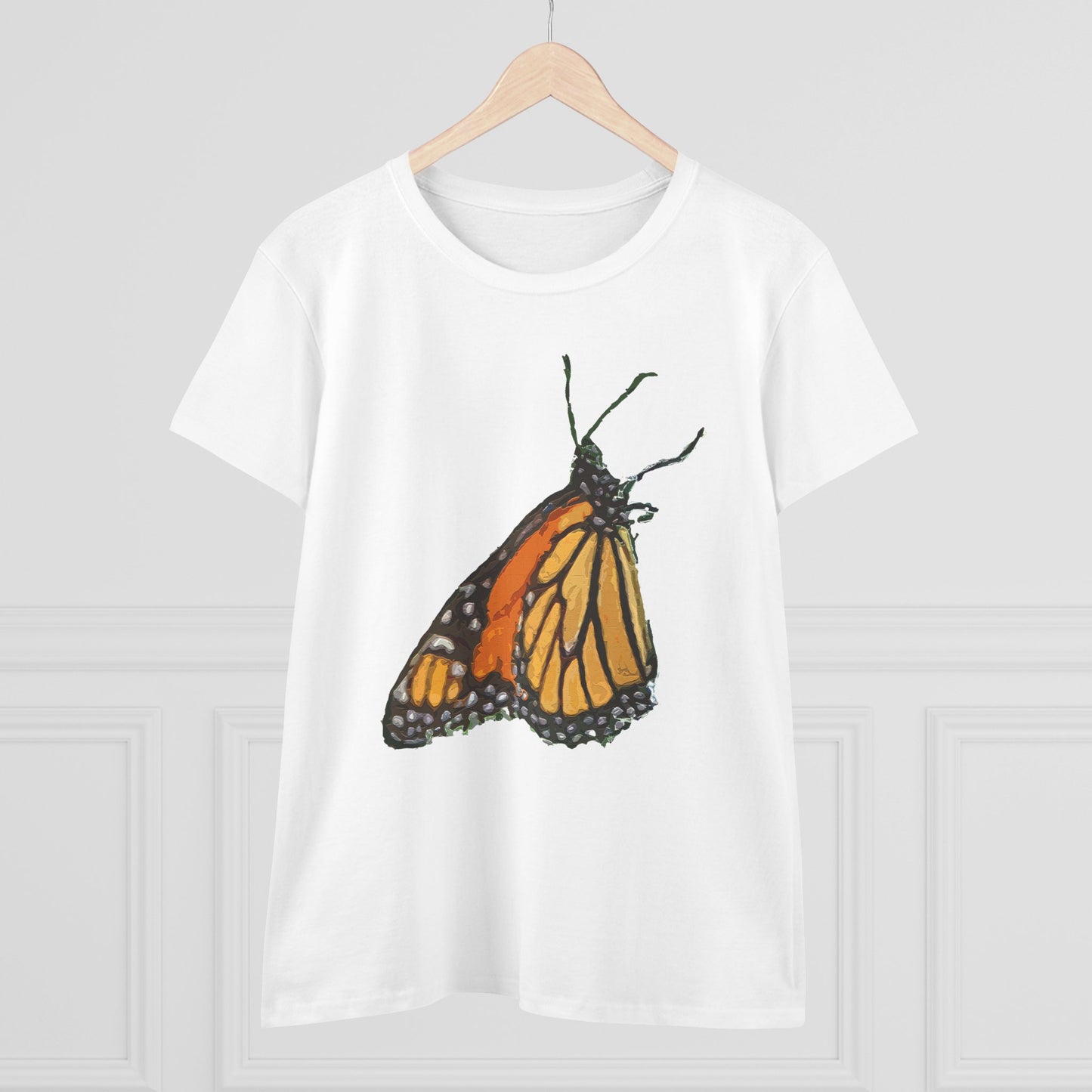 Monarch Butterfly Women's Midweight Cotton Tee