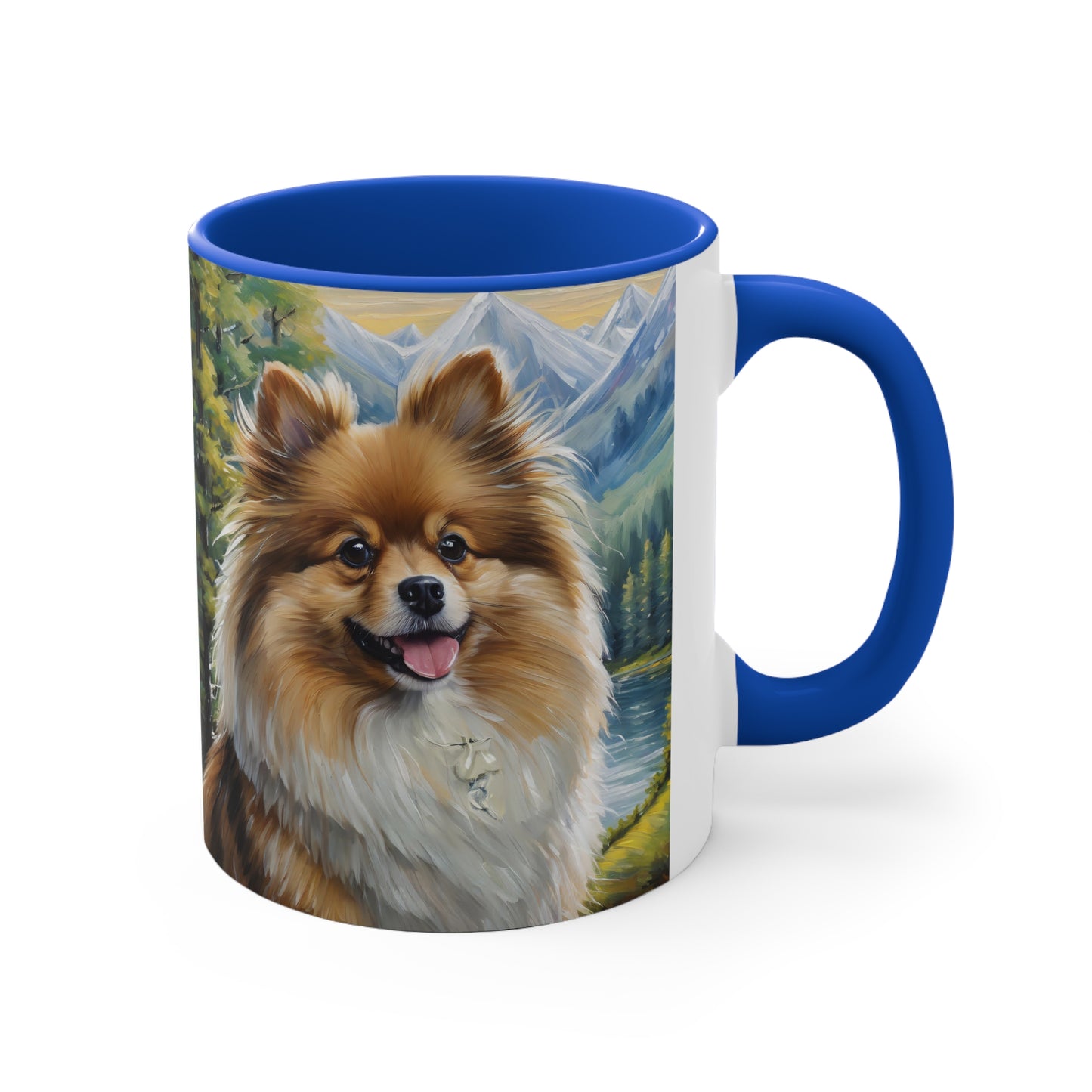 German Spitz 11oz Ceramic Accent Mug